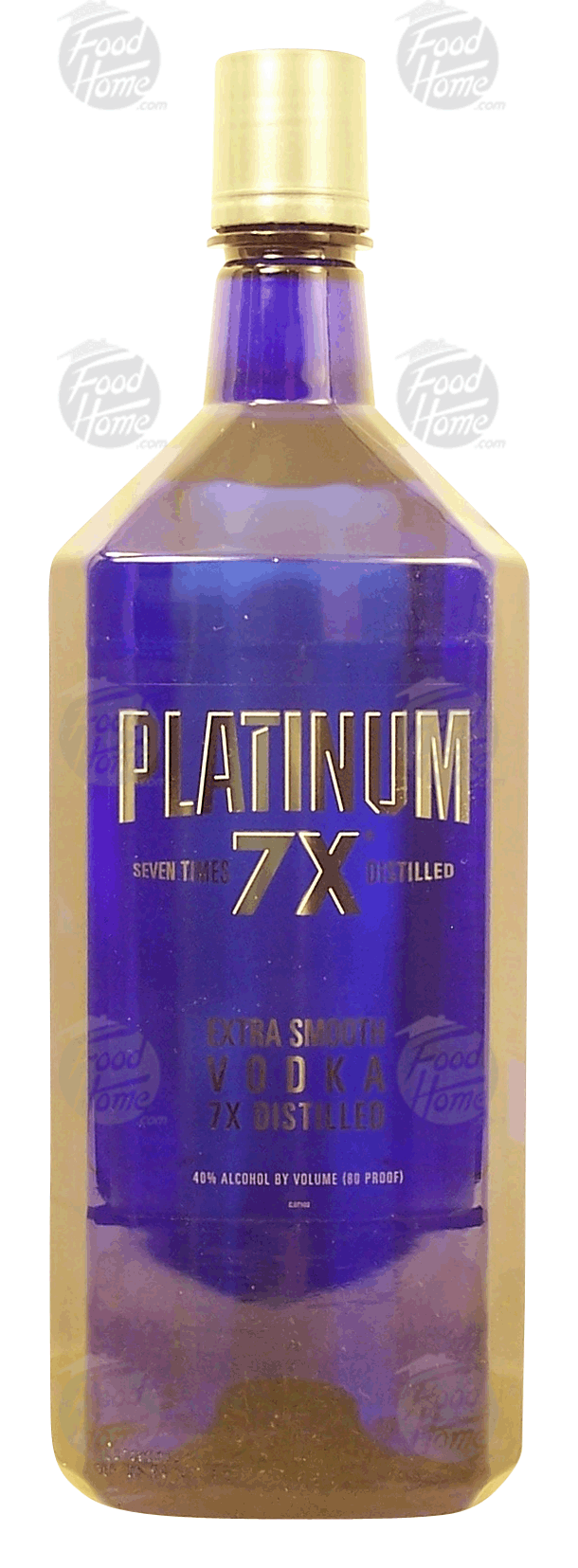 Platinum Extra Smooth vodka, distilled 7 times, 40% alc. by vol. Full-Size Picture